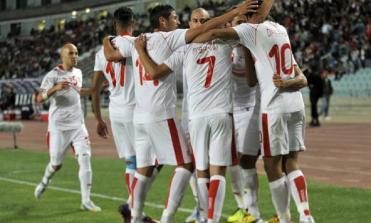 تونس تسجل في مصر بعد الدقيقة 14 من الشوط الاول