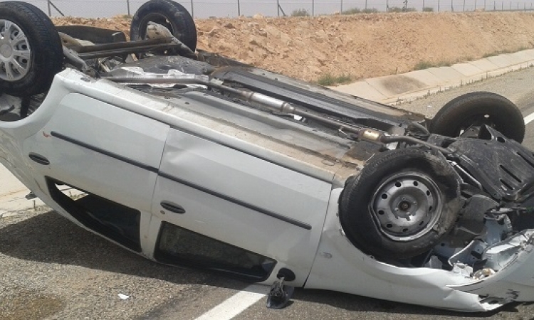 حادث مرورى على طريق إدفو مرسى علم  و إصابة 14 شخصًا