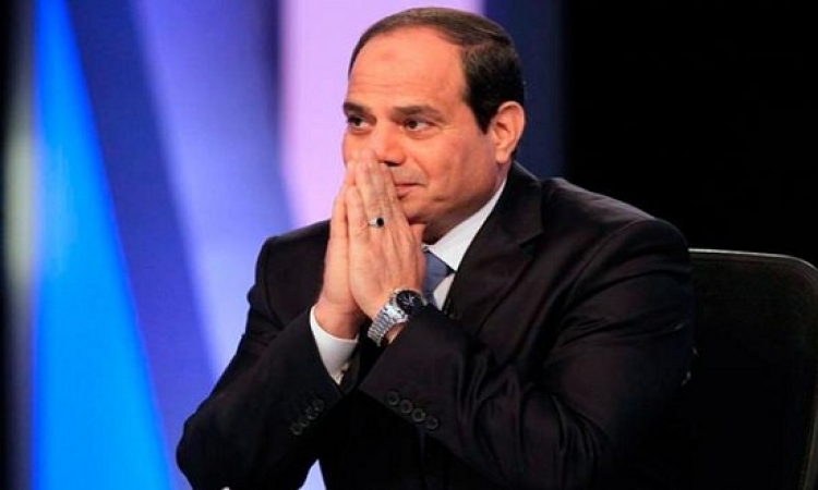 التلفزيون المصرى : السيسى يتفقد وحدات التدخل السريع