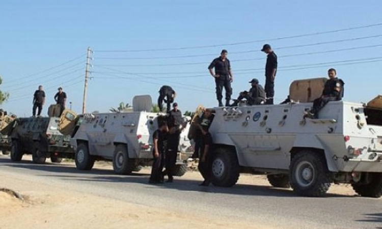 استشهاد ضابط و5 مجندين في انفجار عبوة ناسفة على طريق رفح