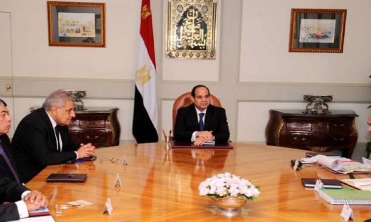 السيسى يستعرض خطة تأمين حفل قناة السويس مع مجلس الدفاع