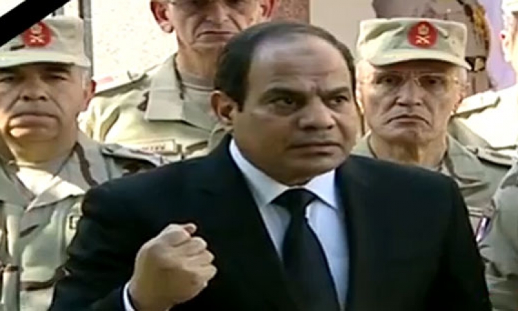 القوى السياسية فى مصر تشيد بكلمة الرئيس وتقف خلف الجيش والشرطة