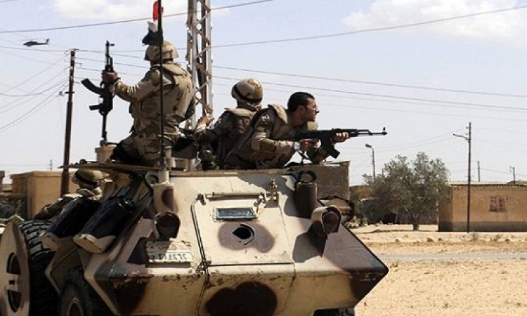 مقتل 4 تكفيريين وضبط 9 آخري فى حملة أمنية بشمال سيناء