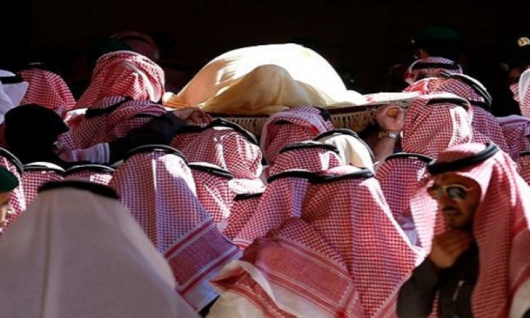 بالصور. . مراسم  جنازة ملك السعودية