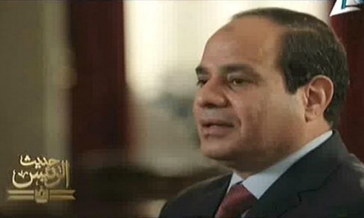 الرئيس يدشن هاشتاج #ادعوا_لمصر بعد انتهاء خطابه