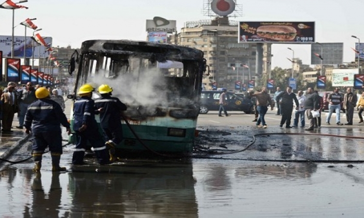 الداخلية : ضبط 5 عناصر إخوانية متهمين بتفجير أتوبيس البحيرة