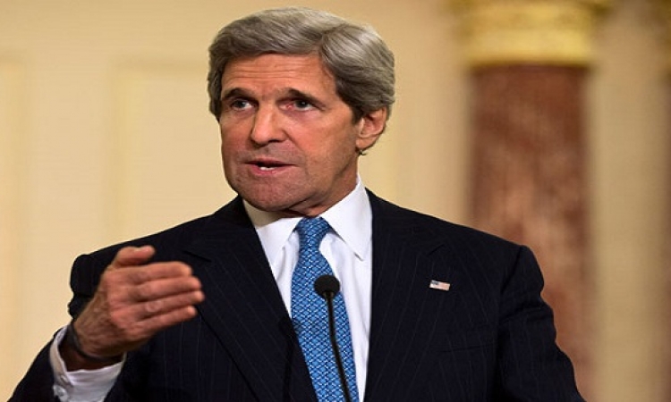 جون كيرى:الولايات المتحدة لن تقف مكتوفة الأيدى أمام تجاوزات إيران فى اليمن