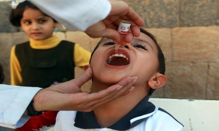 انطلاق الحملة القومية لتطعيم 15.5 مليون طفل ضد شلل الأطفال