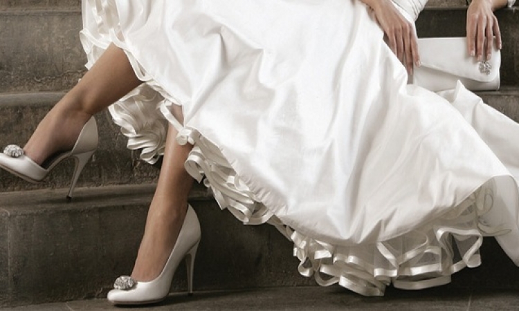 تشكيلة رائعة لأحذية عروس 2015