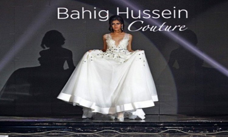 بالصور ..رقة وأنوثة طاغية بعرض أزياء زفاف بهيج حسين