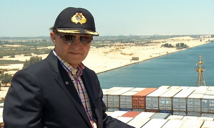 مهاب مميش: قناة السويس رمز التحدى والشعب المصرى يسطر التاريخ