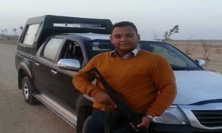 بالصور.. استشهاد نقيب شرطة بعد اطلاق ارهابيين النار عليه أمام منزله ببنى سويف