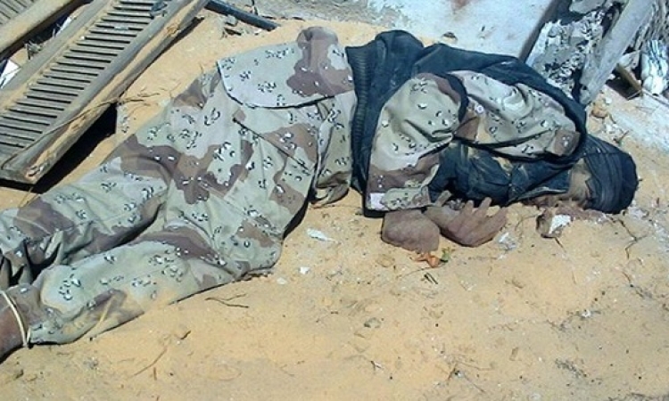 المتحدث العسكرى ينشر صور جديدة لجثث ارهابيين الشيخ زويد