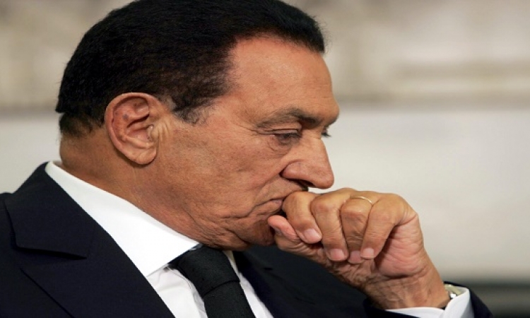 تقرير إسرائيلى : مبارك فى العناية المركزة بعد إصابته بجلطة