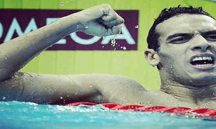 السباح أحمد أكرم رابع العالم فى مونديال السباحة لسباق 1500 متر