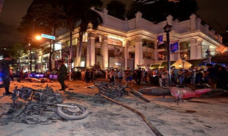 12 قتيلاً و20 مصابا ً فى انفجار استهدف مزار دينى بالعاصمة التايلاندية بانكوك