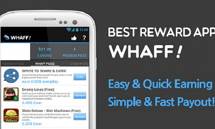 تطبيق “Whaff Rewards” لإرباح المال على هاتف Android