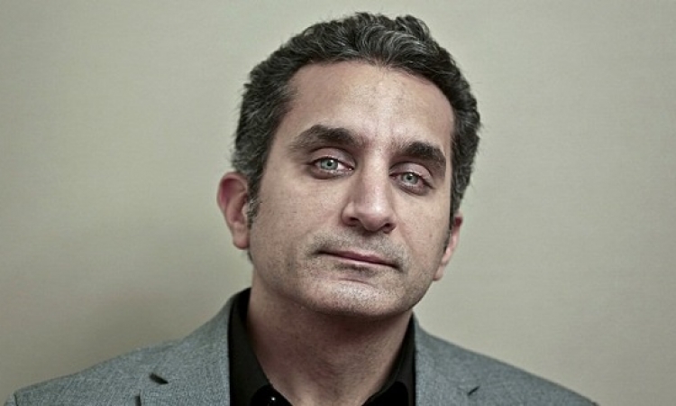 باسم يوسف يسخر من «end of text»