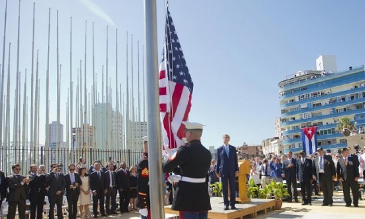 جون كيرى يفتتح سفارة الولايات المتحدة فى كوبا بعد 50 عاما من القطيعة