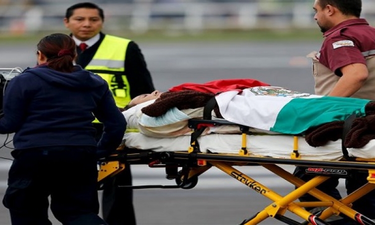 وصول جثامين 8 مكسيكيين من ضحايا حادث الواحات لمطار القاهرة