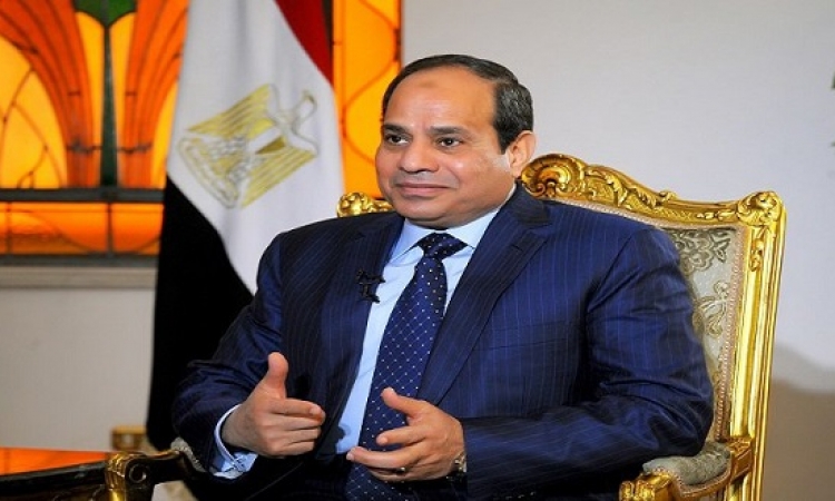 السيسى لأسوشيتد برس : مصر تخوض حرباً شرسة مع الارهاب .. ولا ينبغى تقسيم سوريا