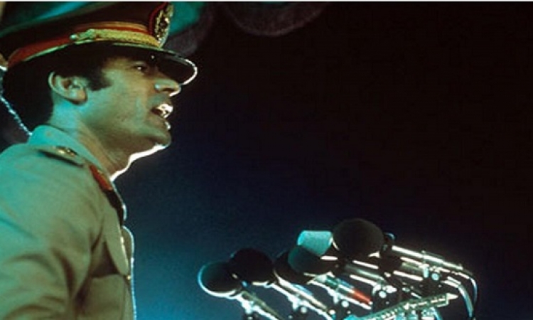 بالفيديو.. القذافى يلقى البيان الأول لثورة الفاتح من سبتمبر 1969