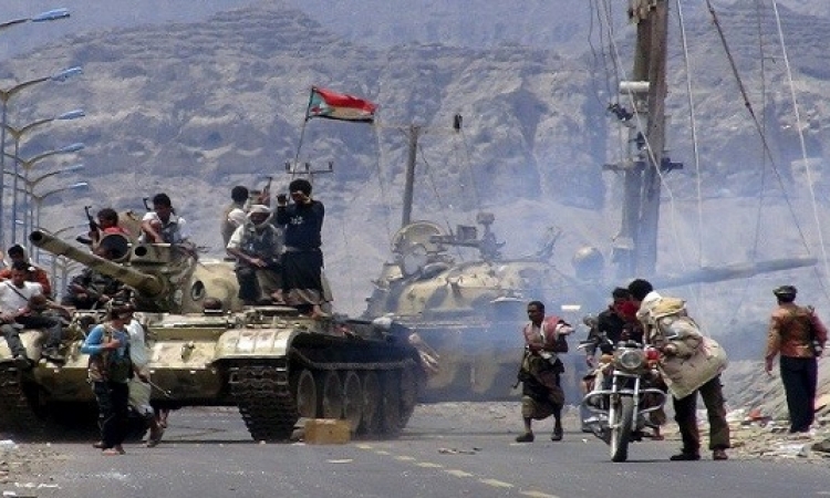 تقدم نوعى للقوات اليمنية المدعومة من التحالف العربى بمحيط سد مأرب