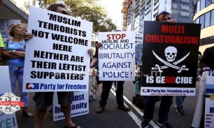 مظاهرات باستراليا ضد الإسلام ورئيس الوزراء يطالبهم بالرحيل من بلاده