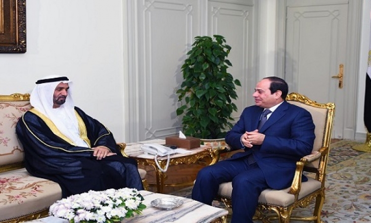 السيسى يؤكد اهتمام مصر بتعزيز العلاقات مع البرلمان العربى