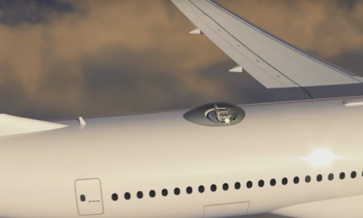 بالفيديو .. طائرة المستقبل تسمح للمسافرين بمراقبة السماء