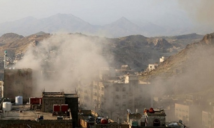 التحالف العربى يقصف مواقع للميليشيات الحوثية بصنعاء