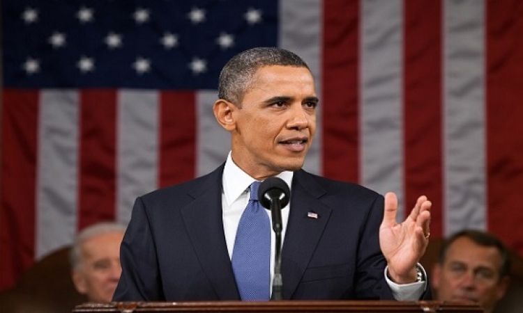 أوباما يشدد فى خطاب حالة الاتحاد على ضرورة القضاء على داعش