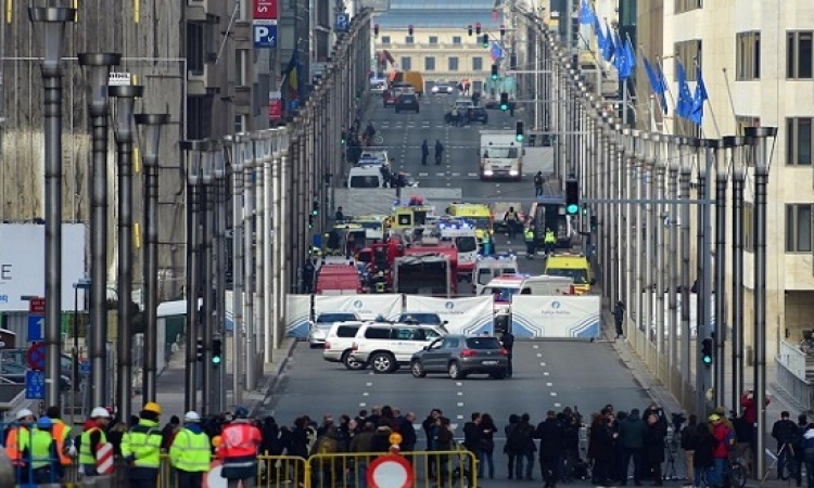 28 قتيلاً و65 مصاباً فى سلسلة تفجيرات تهز العاصمة البلجيكية بروكسل