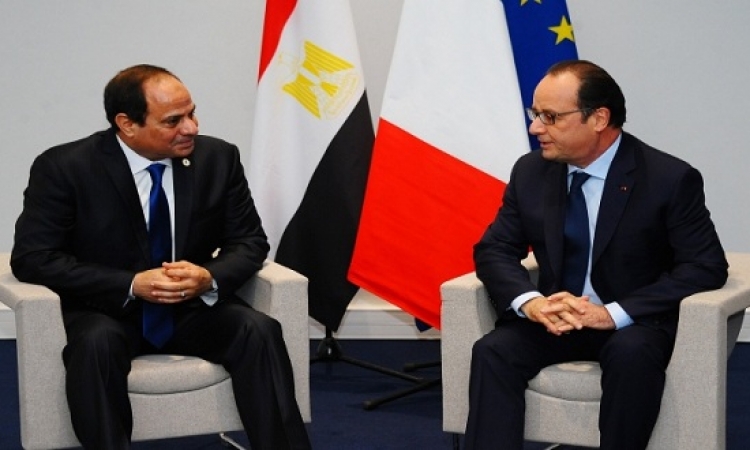 التوقيع على الاتفاقيات المشتركة بين مصر وفرنسا