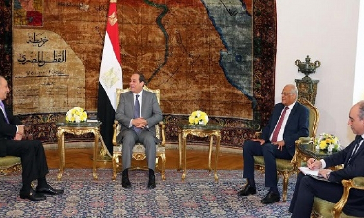السيسى يؤكد لبرى حرص مصر على الحفاظ على استقرار لبنان