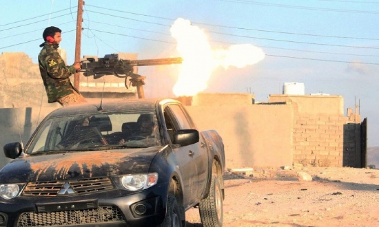الجيش الليبى يتقدم وسط البلاد ويؤكد تراجع “فجر ليبيا”