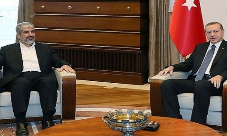 أردوغان يلتقى مع خالد مشعل بالعاصمة التركية اسطنبول