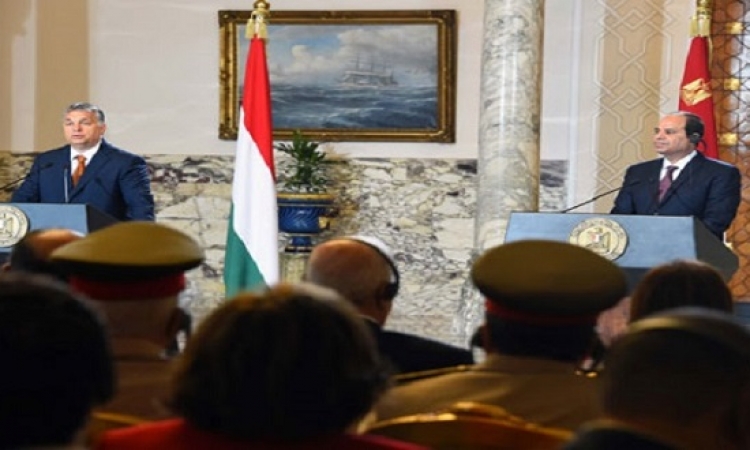 السيسى ورئيس وزراء المجر يبحثان العلاقات الثنائية والقضايا المشتركة