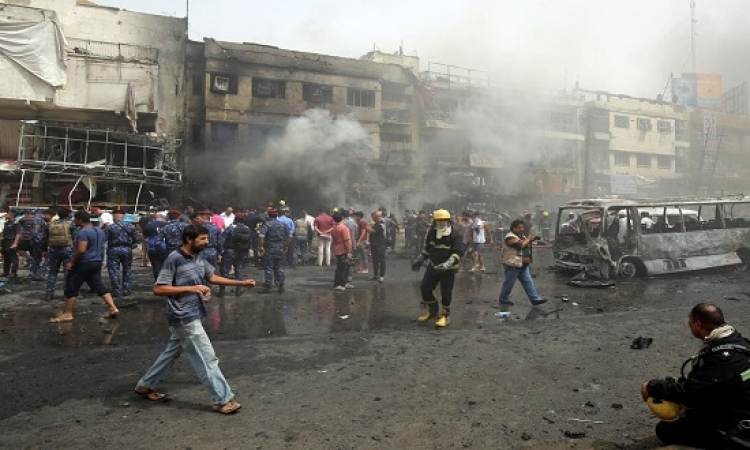 70 قتيلاً وجريحاً فى تفجيرين مزدوجين لداعش فى سوق ببغداد
