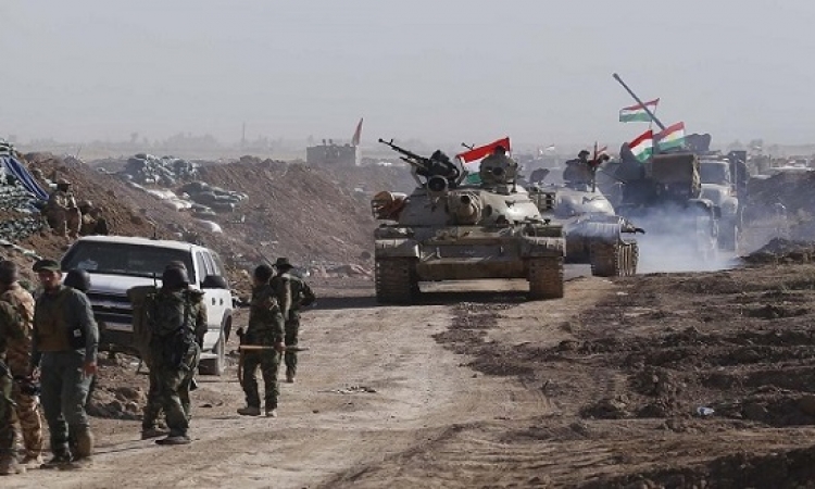 هجوم كبير من داعش على البشمركة قرب كركوك
