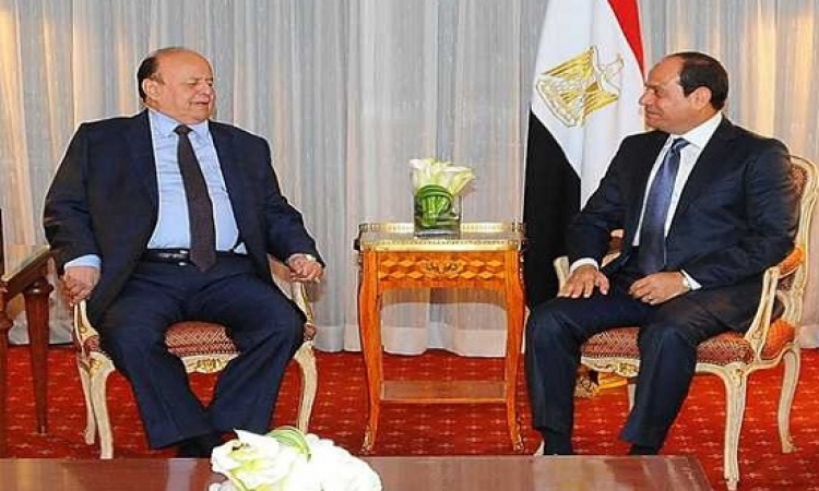 السيسى يؤكد لنظيره اليمنى دعم مصر للحكومة الشرعية