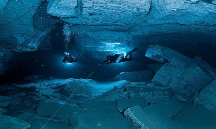 اكتشاف أعمق كهف تحت سطح الماء فى العالم