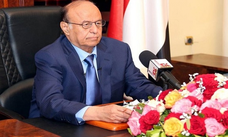 الرئيس اليمنى يدعو شعبه للانتفاض ومقاومة مليشيات الحوثى