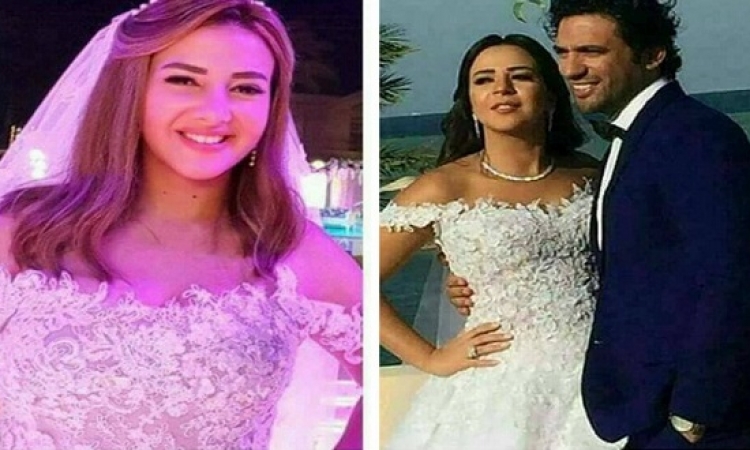 مفاجأة بالفيديو والصور .. إيمى لبست فستان زفاف اختها فى نيللى وشريهان !!