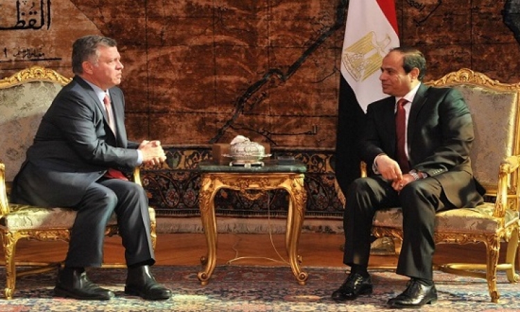 القمة المصرية – الأردنية تؤكد على حل الدولتين وعلى ضرورة المواجهة العالمية للإرهاب