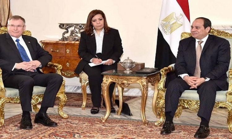 السيسى يؤكد على أهمية تطوير التعاون بين مصر وألمانيا فى مجال مكافحة الإرهاب