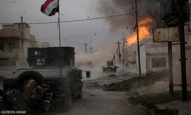 الجيش العراقى يهاجم داعش شمال فى الموصل