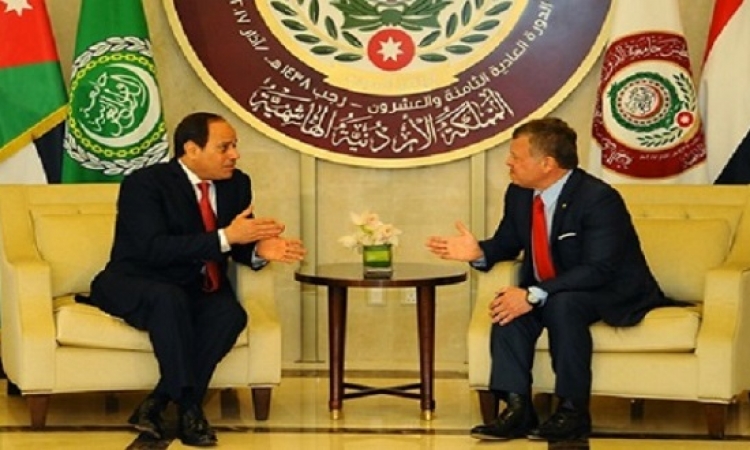 الرئيس السيسى يرأس وفد مصر فى القمة العربية الـ 28 بالأردن