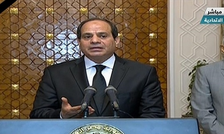 بالفيديو .. الرئيس السيسى يعلن حالة الطوارئ فى البلاد لمدة 3 شهور