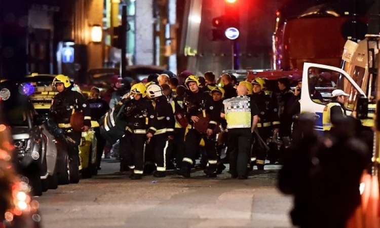 الارهاب يضرب لندن مجدداً .. 7 قتلى وهوية الجناة مجهولة